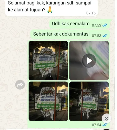 Pengiriman Papan Bunga Selamat Silir Wates