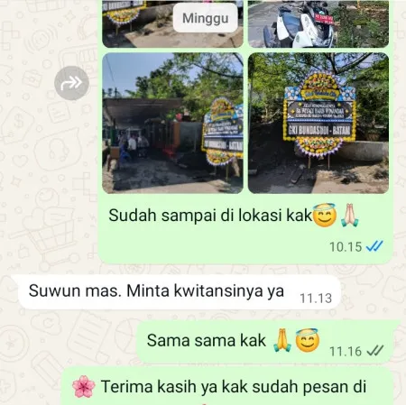 Pengiriman Papan Bunga Duka Silir Wates