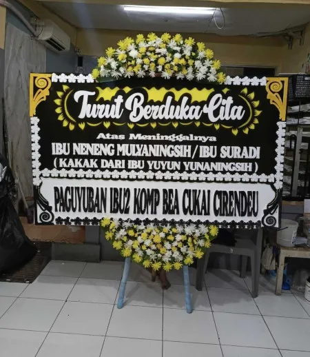 Papan Bunga Duka Silir Wates